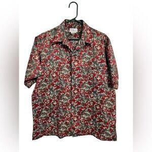 TORI RICHARD Honolulu men’s VINTAGE button down shirt paisley size XL MADEIN USA